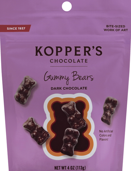 Kopper's Dark Chocolate Iced Coffee Bites, 4 oz.