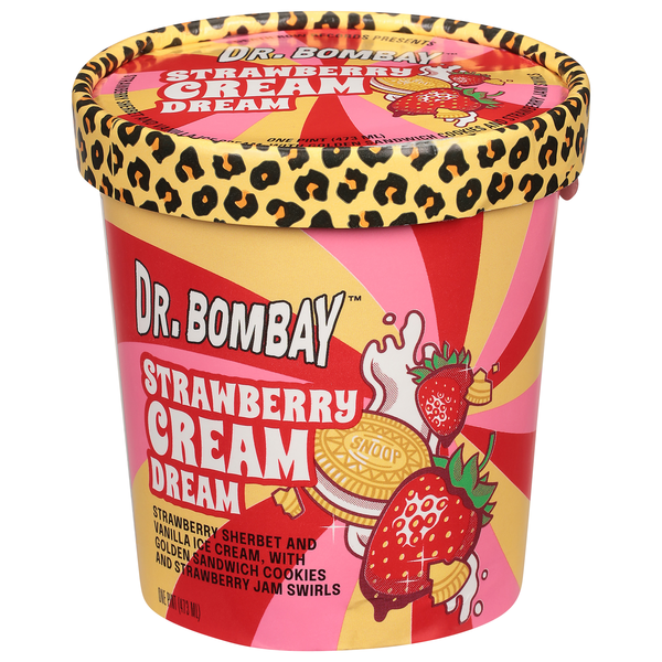 Dr. Bombay Strawberry Cream Dream Ice Cream | Hy-Vee Aisles Online