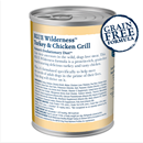 Blue Buffalo Wilderness High Protein, Natural Adult Healthy Weight Dog Wet Food, Turkey & Chicken Grill