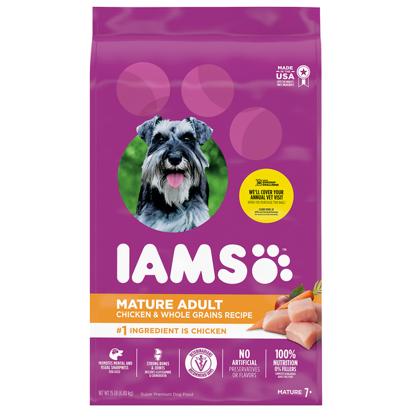 iams senior dog food calories