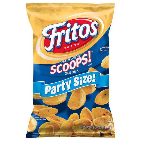Fritos Scoops Party Size Corn Chips | Hy-Vee Aisles Online