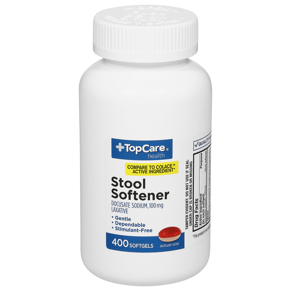 TopCare Health Stool Softener Softgels | Hy-Vee Aisles Online