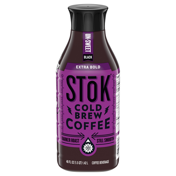 Stok Extra Bold Un-Sweet Black Cold Brew Coffee Beverage | Hy-Vee