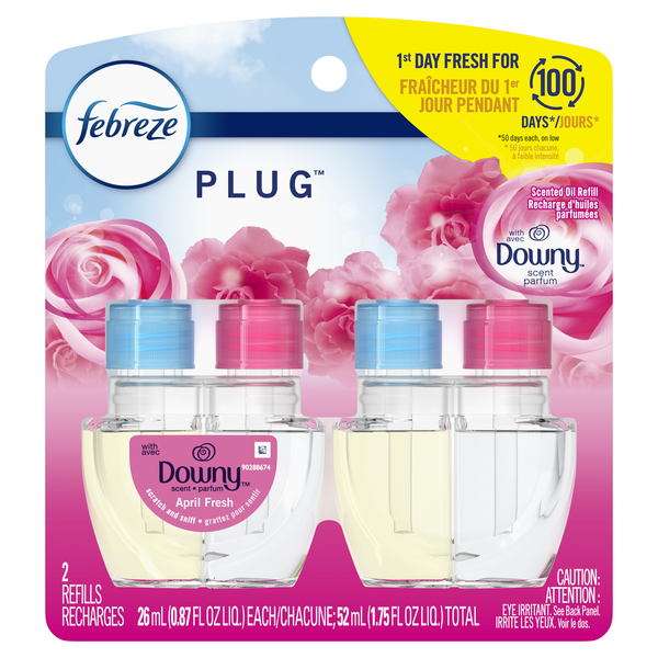 Febreze Odor-Fighting Wax Melts Refill, Downy April Fresh Scent, Count