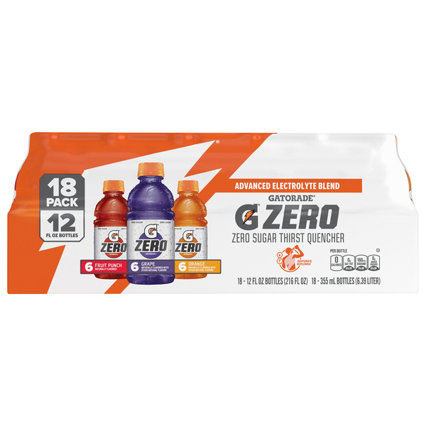 Gatorade Zero, Variety, 18Pk | Hy-Vee Aisles Online Grocery Shopping