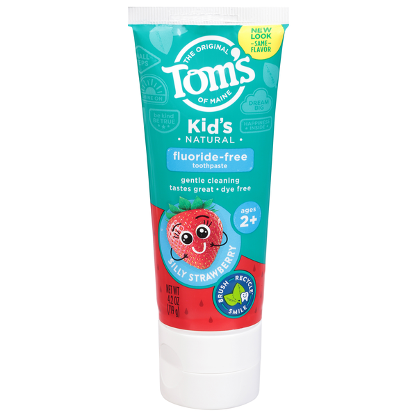 Tom's of Maine Children's Natural Toothpaste Fluoride-Free Silly