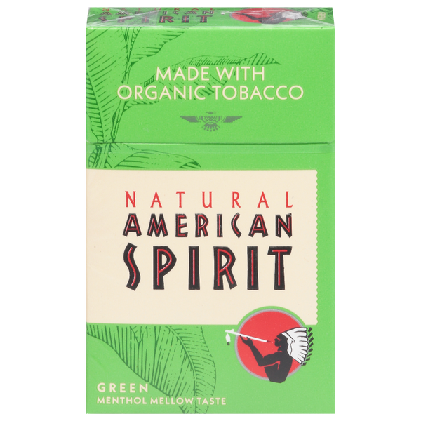 Natural American Spirit Menthol Box Mellow Green