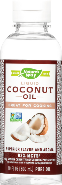 Nature's Way Liquid Premium Oil, Coconut - 10 fl oz bottle