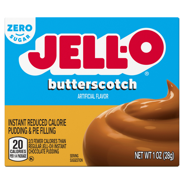 Jell-O Sugar Free Fat Free Butterscotch Instant Pudding & Pie