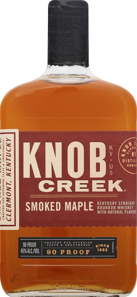 Knob Creek Bourbon Kentucky Straight Smoked Maple Whiskey 750 ml