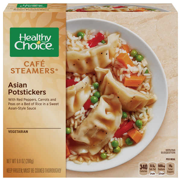 Healthy Choice Cafe Steamers Asian Potstickers | Hy-Vee Aisles