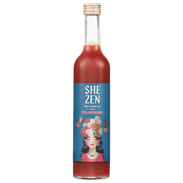 She Zen Real Strawberry Sake | Hy-Vee Aisles Online Grocery Shopping