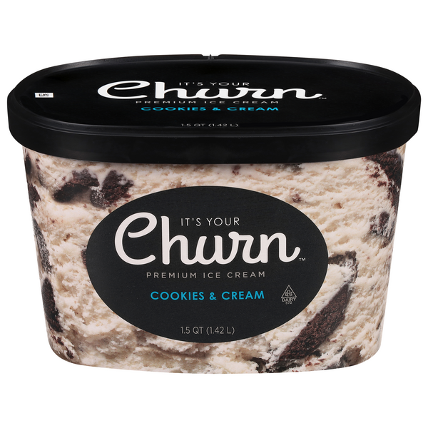 It's Your Churn Premium Ice Cream Cookies & Cream | Hy-Vee Aisles