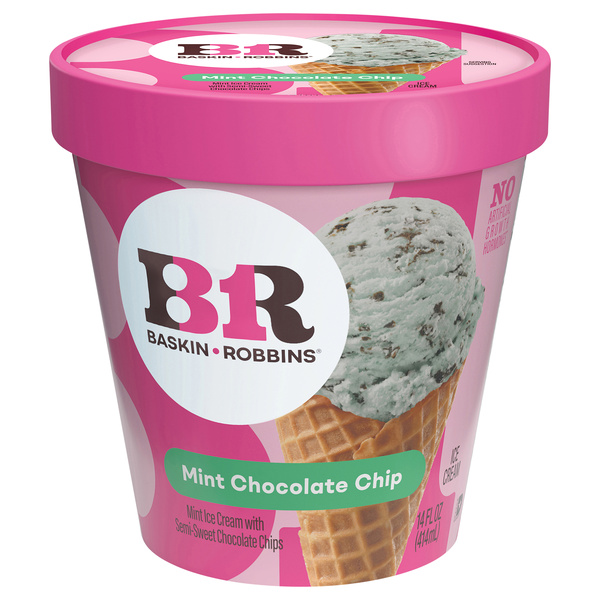 Baskin Robbins Ice Cream Mint Chocolate Chip | Hy-Vee Aisles