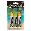 ChapStick Tropical Paradise (Aloha Coconut, Key Lime & Mango Sunrise Flavors) 3Ct