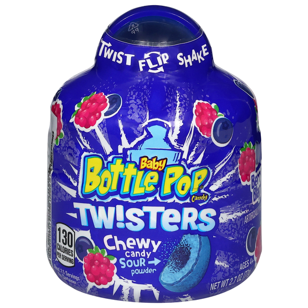Blue Babybottle【クリスタルパワーストーン】 Baby Bottle Pop Twisters Blue Raspberry, Ages 4+ | Hy-Vee Aisles