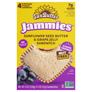 SunButter Jammies, Sunflower Butter & Grape Jelly Sandwich, 4-2 oz
