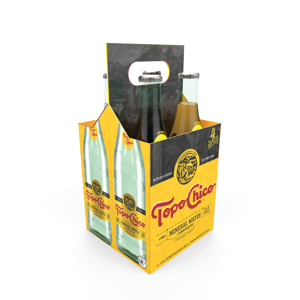 Topo Chico Sparkling Mineral Water Glass Bottles, 4 Pack | Hy-Vee