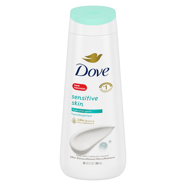 Dove Men+Care Skin Defense Antibacterial Body Wash Soap - 18 fl oz