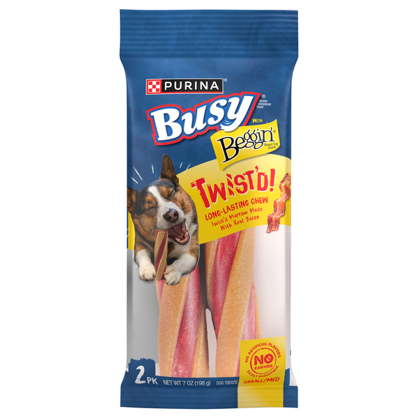 Purina Busy Bone with Beggin' Twist'd Small/Medium Dog Treats 2Pk