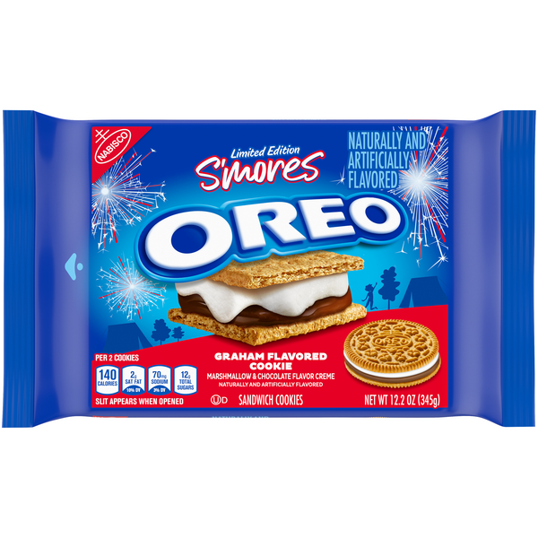 Nabisco Oreo S'mores Graham Flavored Sandwich Cookies 12.2 oz