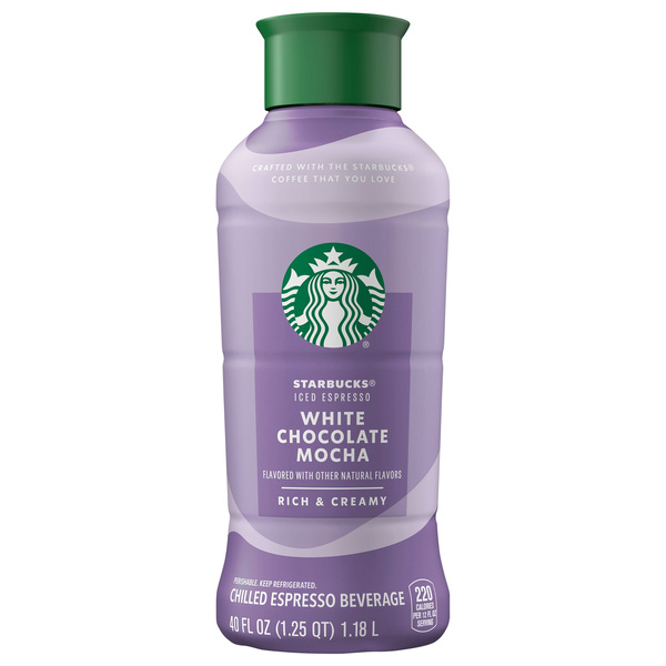 Starbucks White Chocolate Mocha Chilled Espresso Beverage | Hy-Vee