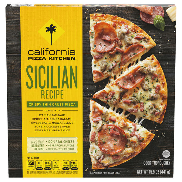 California Pizza Kitchen Crispy Thin Crust Sicilian Pizza 15.5oz