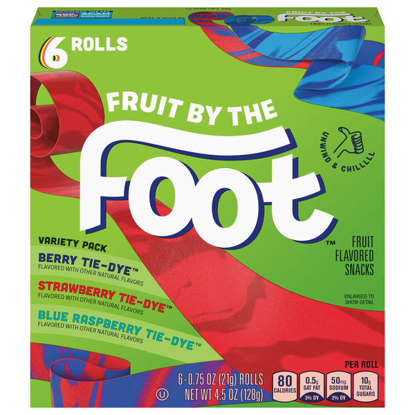 Betty Crocker Fruit by the Foot Fruit Flavored Snacks Variety Pack