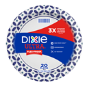 Dixie Ultra 10 1/16" Printed Paper Plates