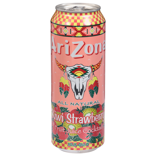 AriZona Kiwi Strawberry Fruit Juice Cocktail | Hy-Vee Aisles