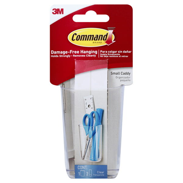 3M Command Clear Small Caddy  Hy-Vee Aisles Online Grocery Shopping