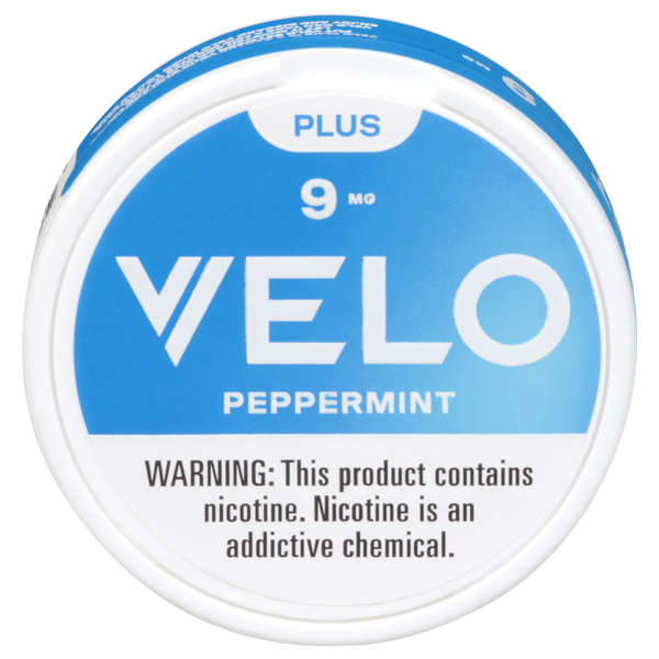 Velo Plus Nicotine Pouches, 9 Mg, Peppermint, 20Ct | Hy-Vee Aisles