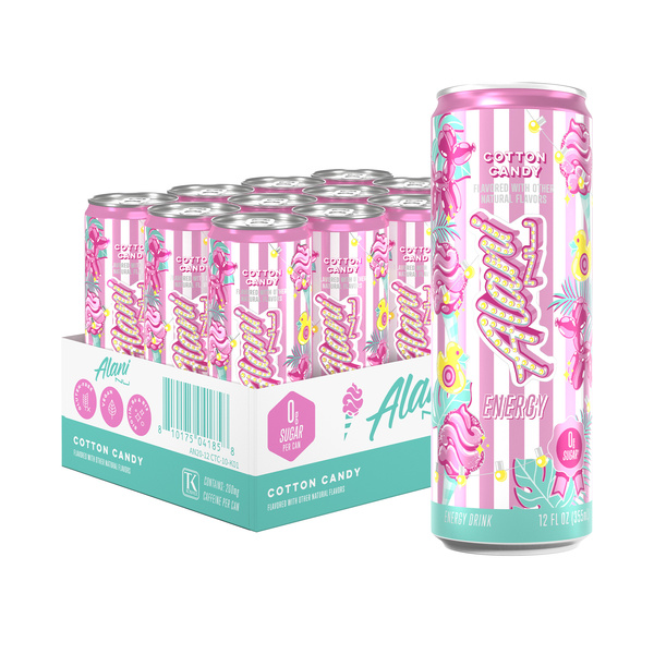 Alani Nu Cotton Candy Sugar Free Energy Drink (Pack of 12) | Hy