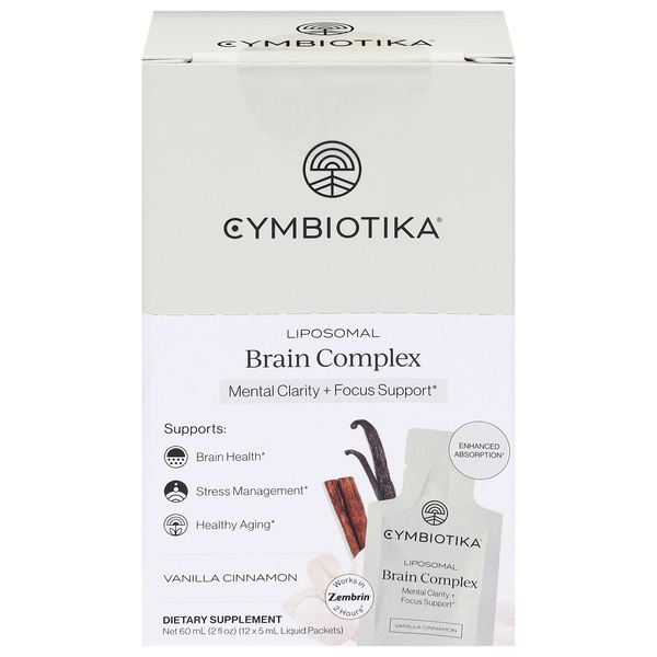 Cymbiotika Vanilla Cinnamon Brain Complex 12 - 5 ml Each | Hy-Vee