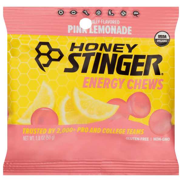 Honey Stinger Pink Lemonade Organic Energy Chews | Hy-Vee Aisles