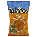 Tostitos Hint of Spicy Queso Tortilla Chips Bite Size Rounds
