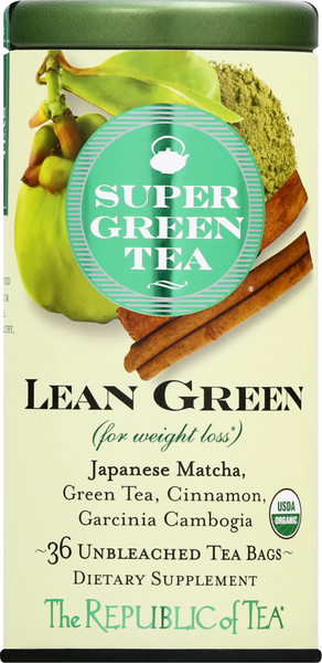 Republic of Tea Super Green Tea, Lean Green | Hy-Vee Aisles Online