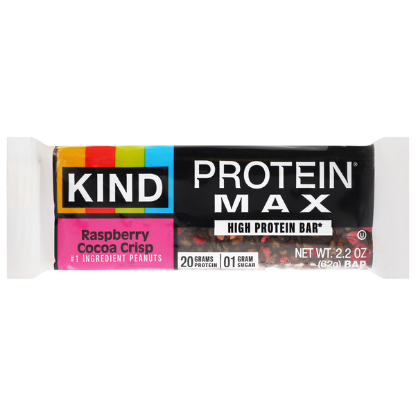 Kind Protein Raspberry KIND Protein Max Raspberry Cocoa Crisp High Protein Bar | Hy-Vee Aisles ...