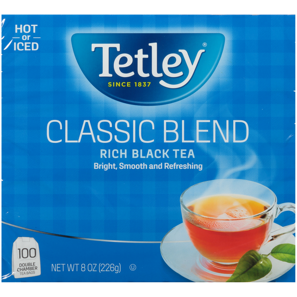 Tetley Black Tea, Classic, Bags 100 ea, Shop