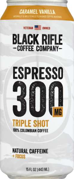 Black Rifle Espresso 300 Triple Shot, Caramel Vanilla | Hy-Vee