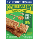 Nature Valley Crunchy Oats 'n Honey Granola Bars, 1.49 oz, 12 count