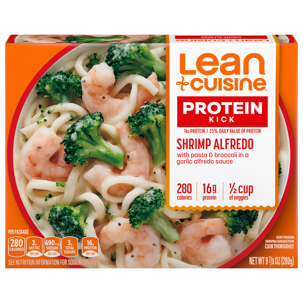 Lean Cuisine Protein Kick Shrimp Alfredo | Hy-Vee Aisles Online