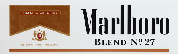 Marlboro Cigarettes, Blend No. 27, Flip-Top Box