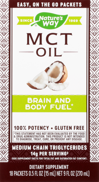 Nature's Way 100% Potency Organic MCT Oil, 16 fl oz