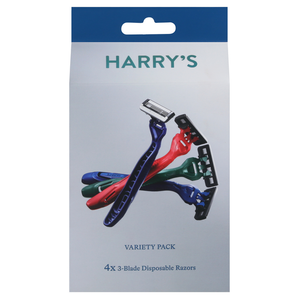 Harry's Variety Pack 3-Blade, Disposable Razors | Hy-Vee Aisles Online ...