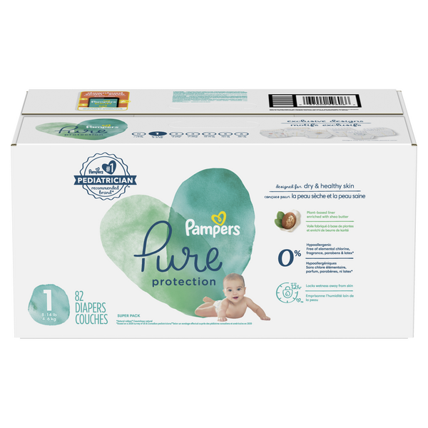 Pampers Pure Diapers, Size 7 (41+ Lb)  Hy-Vee Aisles Online Grocery  Shopping