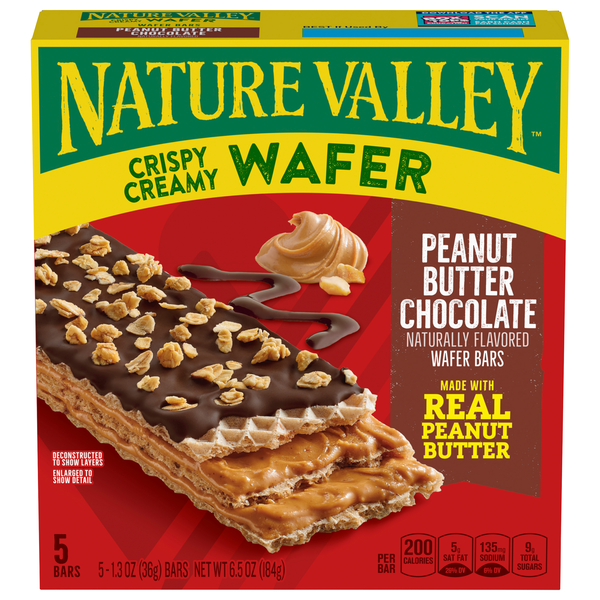 Nature Valley Crispy Creamy Wafer Bar, Peanut Butter Chocolate 5