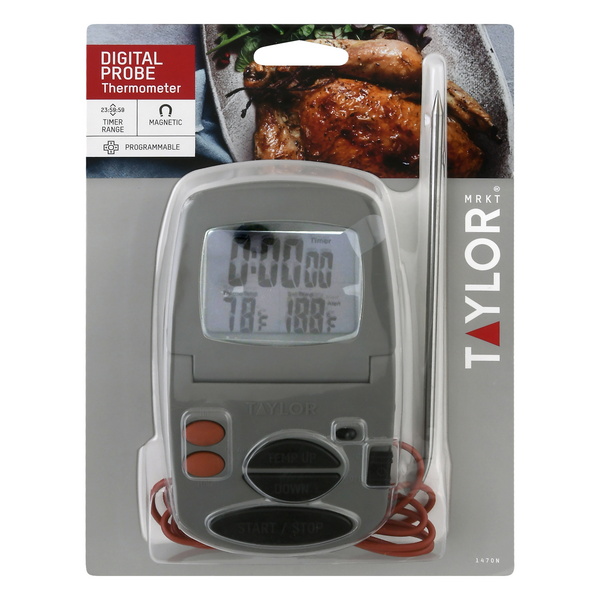 Taylor Digital Probe Thermometer  Hy-Vee Aisles Online Grocery Shopping