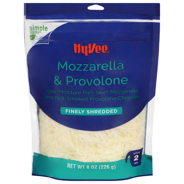Hy-Vee Finely Shredded Mozzarella & Provolone Natural Cheese | Hy