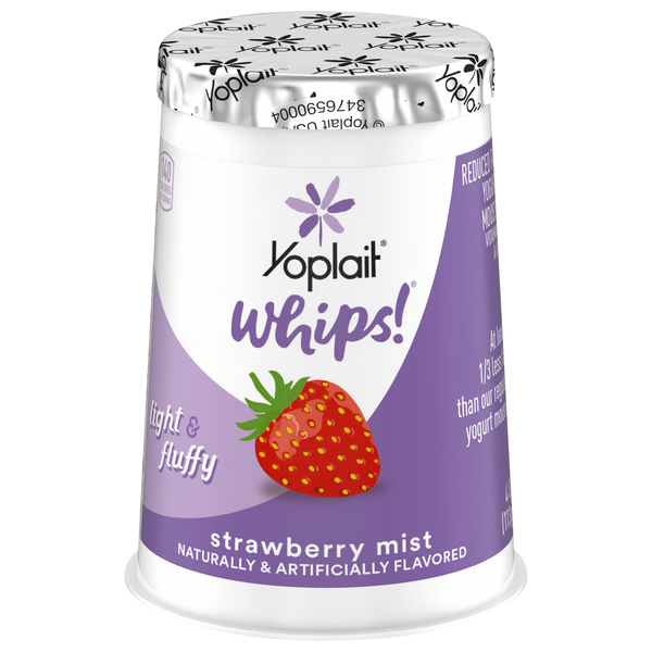 Yoplait Whips! Strawberry Mist Lowfat Yogurt Mousse | Hy-Vee